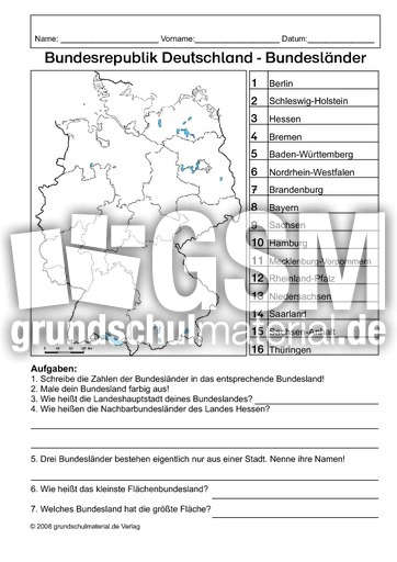 Arbeitsblatt karte bayern physische karte